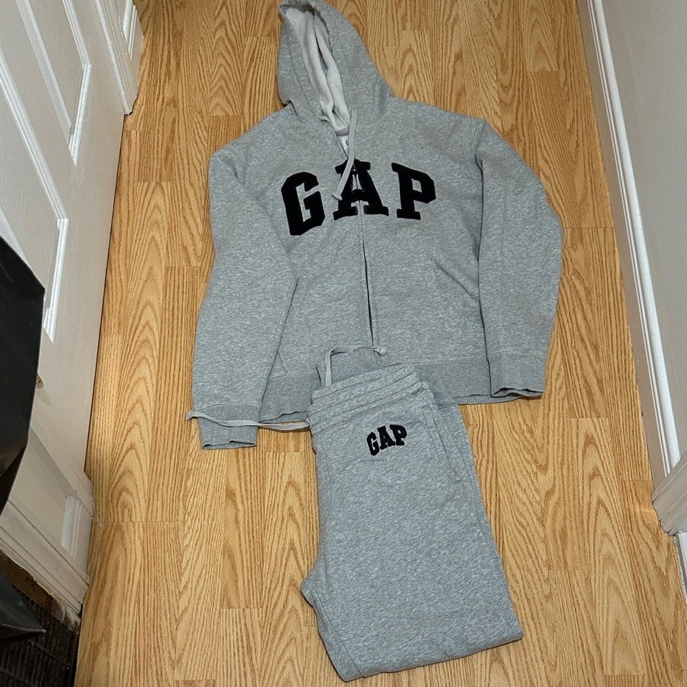 GAP Gray Hoodie and Sweatpants